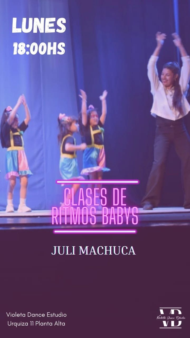 Flyer Clase Ritmos Kids